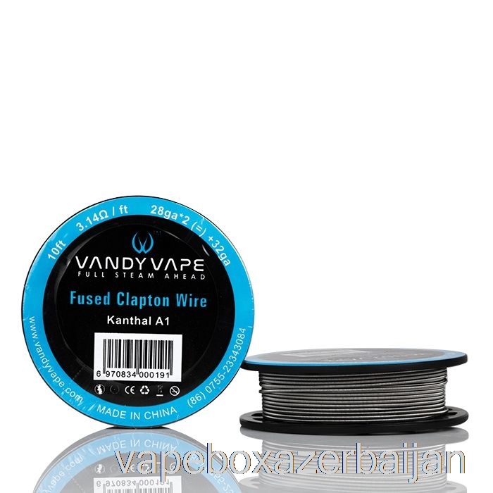 Vape Box Azerbaijan Vandy Vape Specialty Wire Spools KA1 Fused Clapton - 28GA*2(=)+32GA - 10ft - 3.14ohm